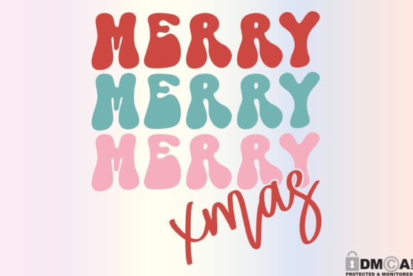 Download Merry Xmas Svg Retro Merry Christmas Png - Christmas Collection