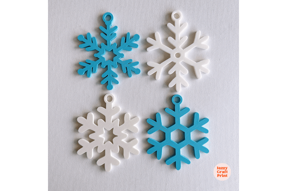 Download Christmas Snowflake 3D Print File - Christmas Collection