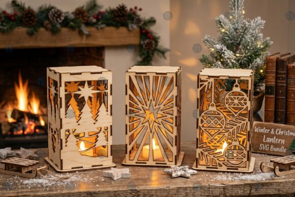 Download Winter &amp; Christmas Lantern SVG Bundle - Christmas Collection