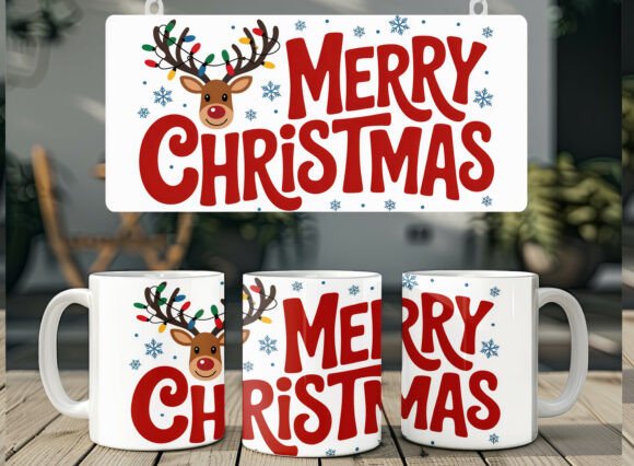 Download Merry Christmas Mug Sublimation PNG - Christmas Collection