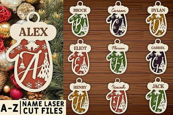Download Christmas Gloves Ornaments Laser Cut Svg - Christmas Collection