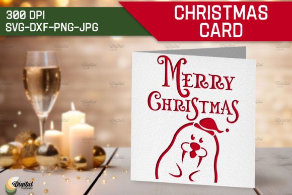 Download Seal SVG. Christmas Card Animal. Paper - Christmas Collection