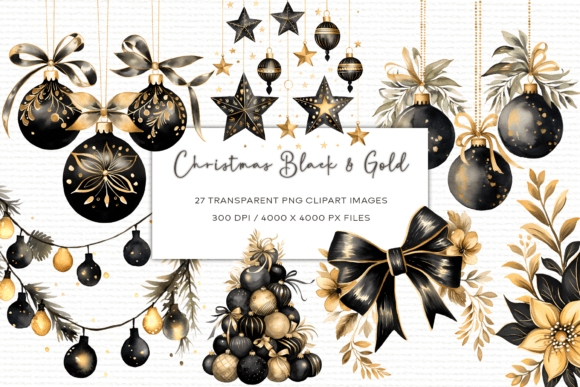 Download Christmas Decoration Watercolor Clipart - Christmas Collection