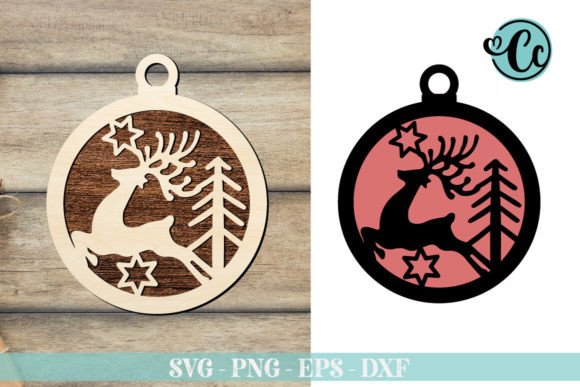 Download Christmas Door Hanger SVG Laser Cut File - Christmas Collection