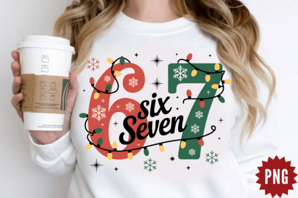 Download Funny Six Seven Meme Christmas PNG Desig - Christmas Collection