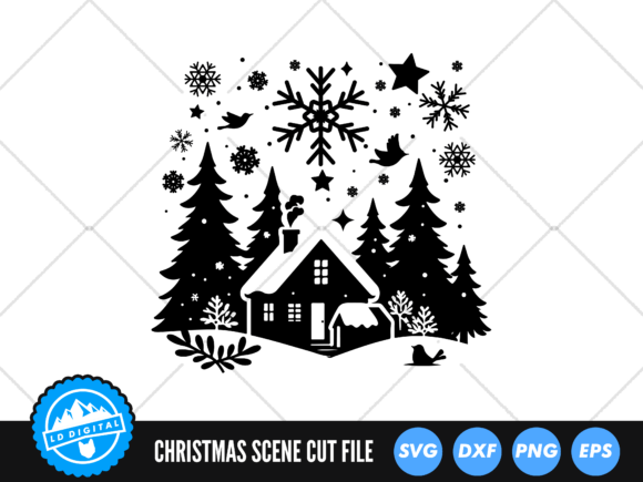 Download Christmas Scene SVG | Merry Christmas - Christmas Collection