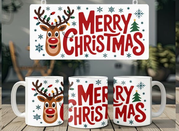 Download Merry Christmas Mug Sublimation PNG - Christmas Collection