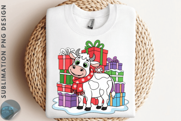 Download Funny Christmas Cow PNG - Christmas Collection