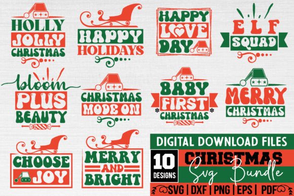 Download Christmas Family Svg Design Bundle Vol 3 - Christmas Collection