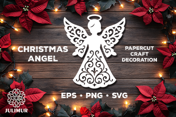 Download Christmas Angel Papercut SVG - Christmas Collection