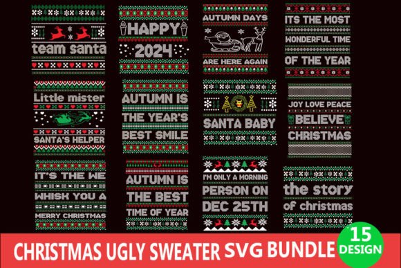 Download Christmas Ugly Sweater Svg Bundle - Christmas Collection