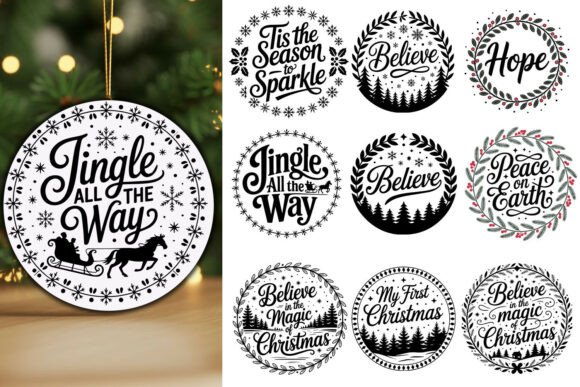 Download * Christmas Ornament SVG Bundle * - Christmas Collection