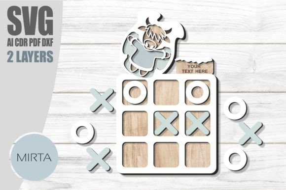 Download Christmas Tic Tac Toe Laser Cut File Svg - Christmas Collection