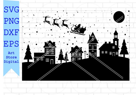 Download Christmas Scene Svg. Christmas Santa Svg - Christmas Collection