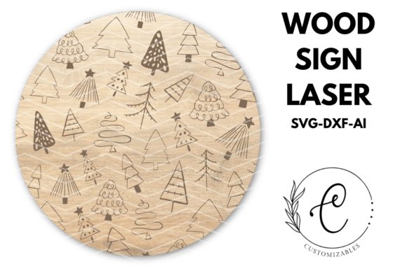 Download Christmas Wood Sign for Laser Machine - Christmas Collection