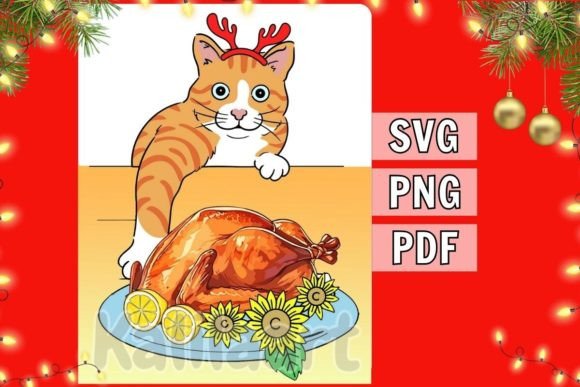 Download Christmas Cat SVG Clipart - Christmas Collection