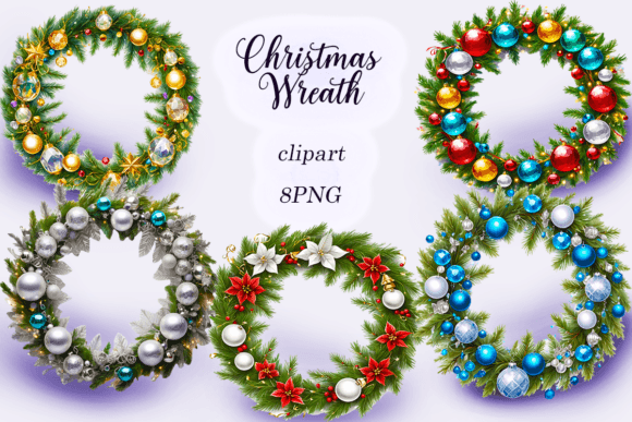 Download Christmas Wreath Clipart - Christmas Collection