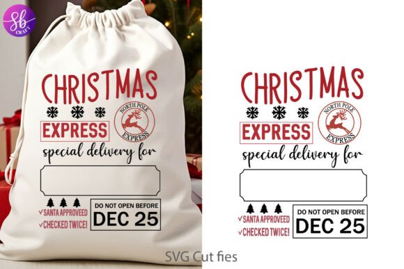 Download Christmas Express, Christmas Santa Sack - Christmas Collection