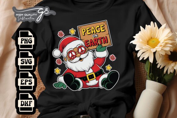 Download Peace on Earth Hippie Christmas SVG - Christmas Collection