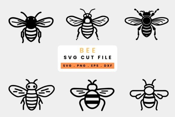 Download Bee SVG Cut File | Insect Cutting Files - Cutting file Collection