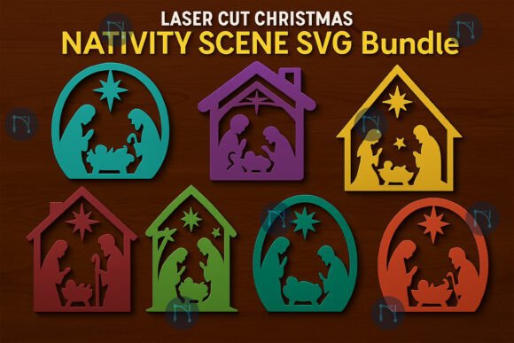 Download Christmas Nativity Scene SVG Bundle - Christmas Collection