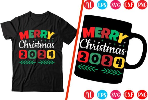 Download Merry Christmas 2024 T-shirt Design - Christmas Collection