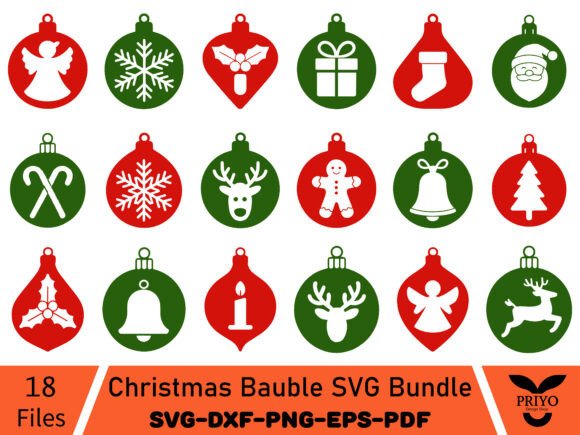 Download Christmas Bauble SVG Bundle - Christmas Collection