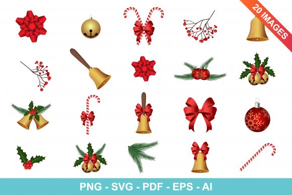 Download Christmas Decoration Clipart Set - Christmas Collection