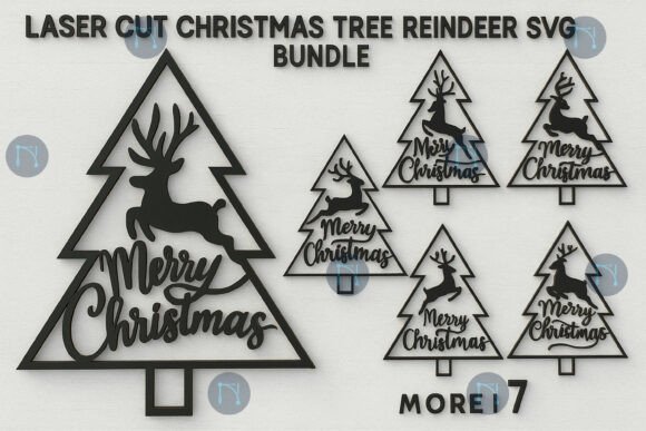 Download Christmas Tree Reindeer SVG Bundle - Christmas Collection