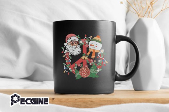 Download Hippie Christmas Peace Sign - Christmas Collection
