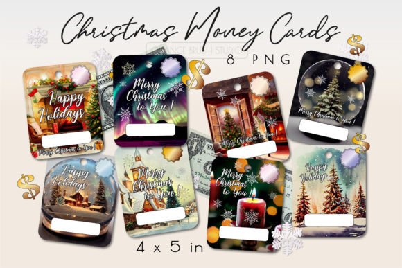 Download Christmas Money Card Holder Bundle 8 PNG - Christmas Collection