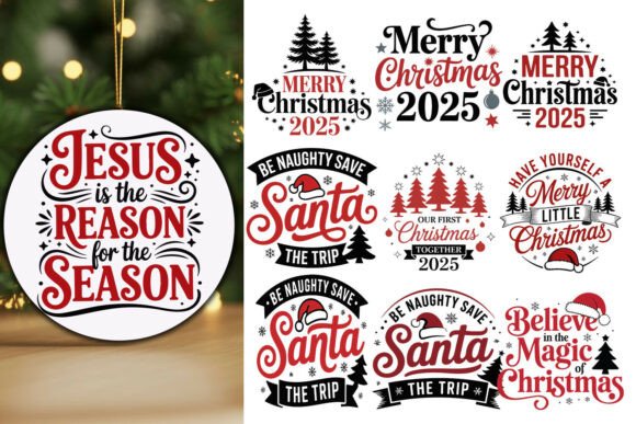 Download Vintage Christmas SVG Bundle, - Christmas Collection