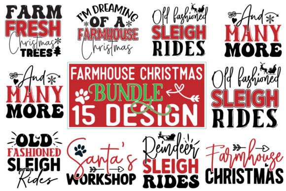 Download Farmhouse  Christmas SVG Design Bundle - Christmas Collection