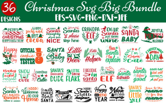 Download Christmas SVG Bundle. - Christmas Collection