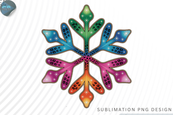 Download Colorful Glitter Christmas Snowflake PNG - Christmas Collection