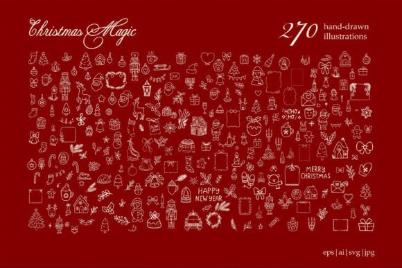 Download Whimsical Christmas Designs Set - Christmas Collection