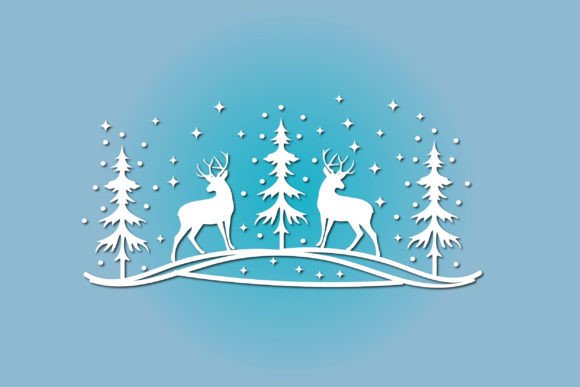 Download Magical Christmas Scene Svg Desigen - Christmas Collection