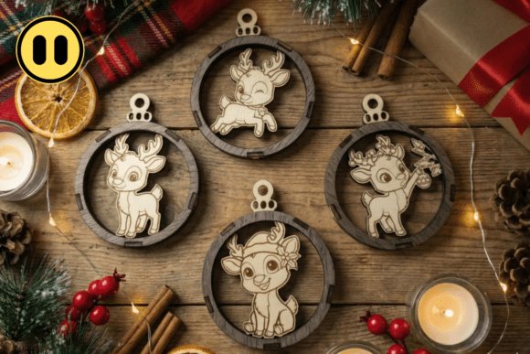 Download Christmas Reindeer - Decorations SVG - Christmas Collection