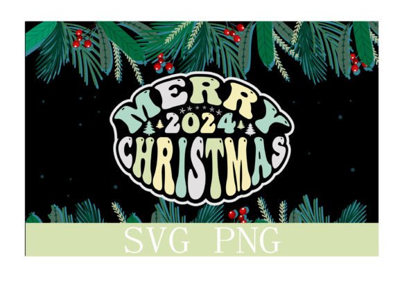Download Merry Christmas 2024 Retro Svg Design - Christmas Collection