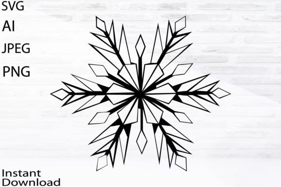 Download Snowflake Christmas SVG Cut Files - Christmas Collection