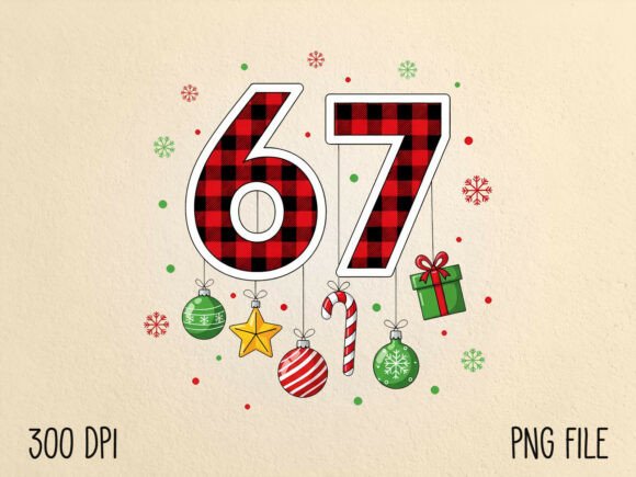 Download 67 Christmas Funny Six Seven Meme PNG - Christmas Collection