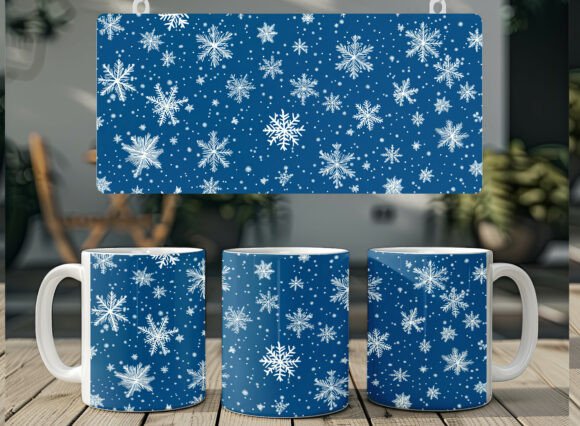 Download Christmas Snowflake Mug Sublimation PNG - Christmas Collection