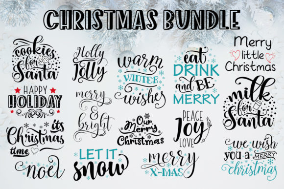 Download Christmas Bundle Vectors Svg Dxf Png Jpg - Christmas Collection