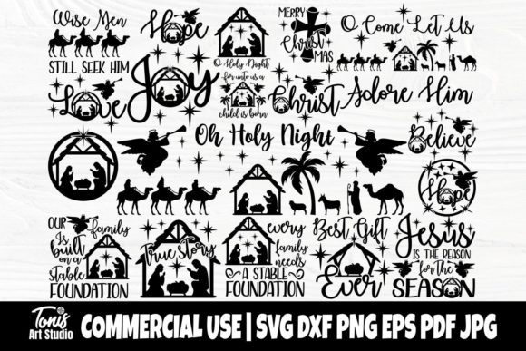Download Nativity SVG Bundle, Christmas Scene Svg - Christmas Collection