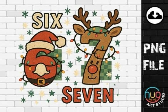 Download Funny Six Seven Meme Christmas Png - Christmas Collection