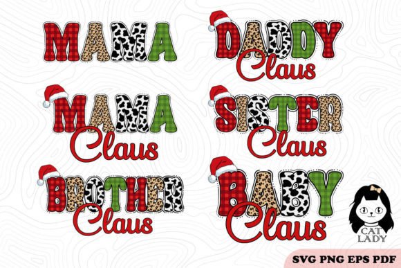 Download Family Claus Christmas SVG PNG - Christmas Collection