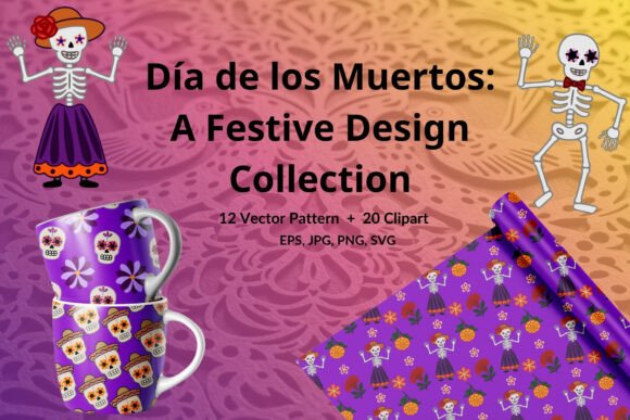 Download Día De Los Muertos: a Festive Design - Festive design Collection