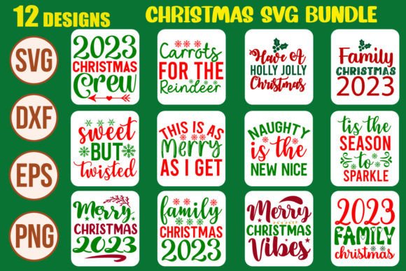 Download Christmas 2023 SVG Bundle - Christmas Collection