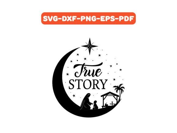 Download True Story Christmas Nativity SVG - Christmas Collection