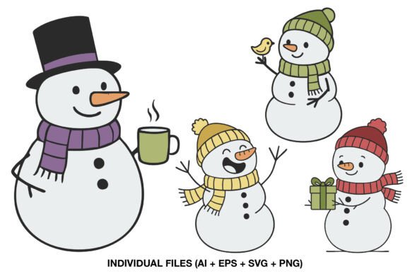 Download Christmas Scrapbook Clipart Snowman - Christmas Collection